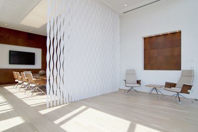 Vertical Blind Systems, SG 2910, Multi Visio, room shot ""Office Gehrke econ in the Torhaus", Hannover, Germany, Vertical Waves