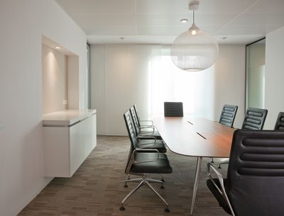 Panel Glide Systems, SG 2700, Colorama 1, Room shot "DLA Piper",Amsterdam, the Netherlands