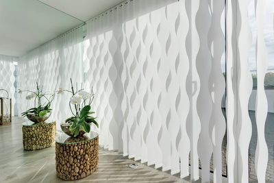 Vertical Blind Systems, SG 2910, Multi Visio, Private Home, Poole Dorset, United Kingdom, Vertical Waves