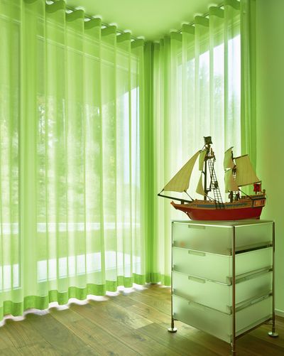 Curtain Systems, SG 6010, Someo, Room shot "Private Home", Gümligen, Switzerland, Wave