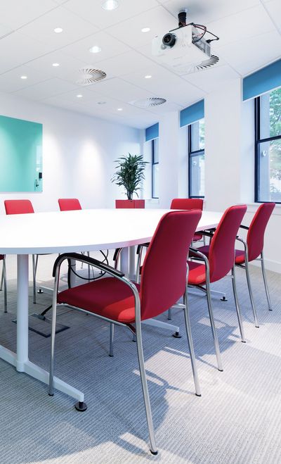 Roller Blind Systems, SG 4910, Colorama 2, Room shot "Dana Petroleum", Aberdeen, United Kingdom