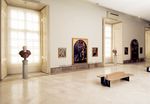 Roman Blind Systems, Customer Fabrics, Room shot "Museo di Capodimonte", Napoli, Italy